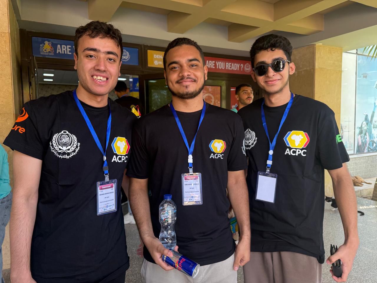 Mohamed and teammates